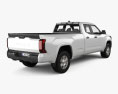 Toyota Tundra Double Cab Long bed SR 2024 3d model back view
