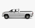 Toyota Tundra Double Cab Long bed SR 2024 3d model side view