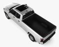 Toyota Tundra 双人驾驶室 Long bed SR 2024 3D模型 顶视图