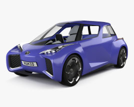 Toyota Rhombus з детальним інтер'єром 2024 3D модель