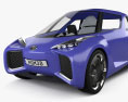 Toyota Rhombus 인테리어 가 있는 2024 3D 모델 