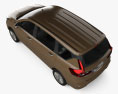 Toyota Rumion 2024 3D模型 顶视图