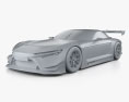 Toyota GR GT3 2022 3D-Modell clay render