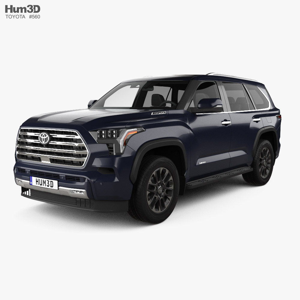 Toyota Sequoia Limited 2024 3D model