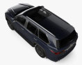 Toyota Sequoia Limited 2024 3d model top view