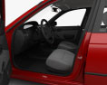 Toyota Corolla Седан с детальным интерьером и двигателем 2002 3D модель seats