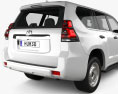 Toyota Land Cruiser Prado Base пятидверный 2020 3D модель