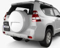 Toyota Land Cruiser Prado 3 portas 2016 Modelo 3d