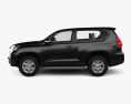 Toyota Land Cruiser Prado 3 portas 2020 Modelo 3d vista lateral