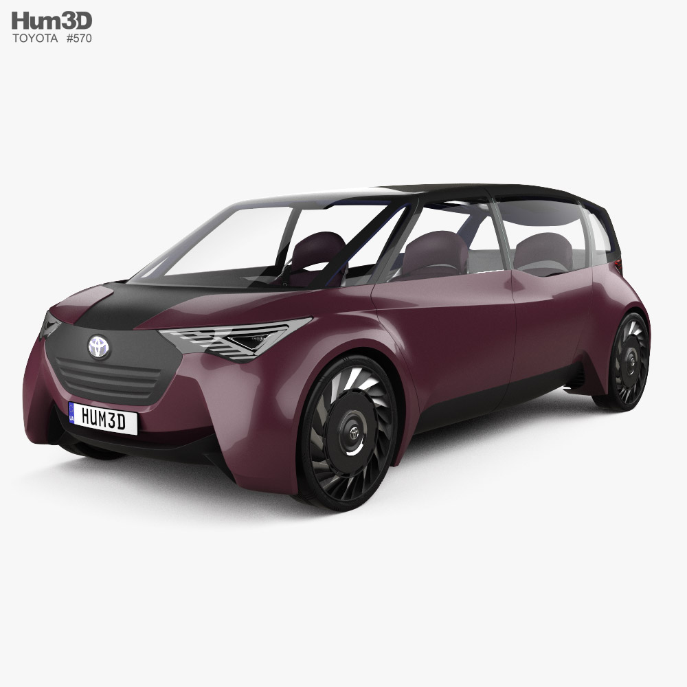 Toyota Fine-Comfort Ride with HQ interior 2020 3D model