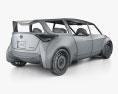 Toyota Fine-Comfort Ride インテリアと 2020 3Dモデル