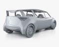 Toyota Fine-Comfort Ride з детальним інтер'єром 2020 3D модель