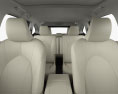 Toyota Highlander Platinum ibrido con interni 2023 Modello 3D
