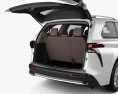 Toyota Sienna Limited híbrido com interior 2023 Modelo 3d