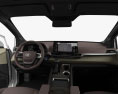 Toyota Sienna Limited híbrido con interior 2023 Modelo 3D dashboard