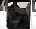 Toyota Sienna Limited híbrido con interior 2023 Modelo 3D