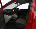 Toyota Sienta з детальним інтер'єром 2019 3D модель seats