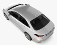 Toyota Corolla Altis з детальним інтер'єром 2023 3D модель top view