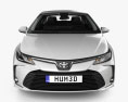Toyota Corolla Altis з детальним інтер'єром 2023 3D модель front view