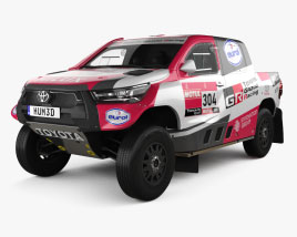 Toyota Hilux Dakar Rally 2020 3D 모델 