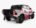 Toyota Hilux Dakar Rally 2020 3d model back view