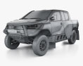 Toyota Hilux Dakar Rally 2020 3d model wire render