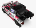Toyota Hilux Dakar Rally 2020 3d model top view