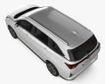 Toyota Veloz 2022 3d model top view