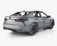 Toyota Camry XSE hybrid with HQ interior 2024 3D модель