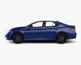 Toyota Camry XSE hybrid with HQ interior 2024 3d model side view