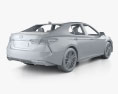 Toyota Camry XSE hybrid with HQ interior 2024 Modelo 3d