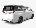 Toyota Vellfire ZG Modellista Type A 2024 3D模型 后视图