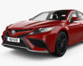 Toyota Camry XSE インテリアと 2024 3Dモデル