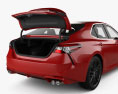 Toyota Camry XSE с детальным интерьером 2024 3D модель