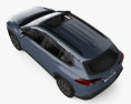 Toyota Corolla Cross XLE US-spec 2024 3D模型 顶视图
