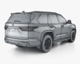 Toyota Sequoia SR5 TRD Sport 2024 3D-Modell