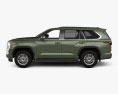 Toyota Sequoia SR5 2024 3D 모델  side view
