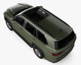 Toyota Sequoia SR5 2024 3D-Modell Draufsicht
