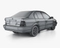 Toyota Tercel sedan US-spec 1997 3D 모델 