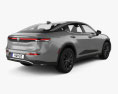 Toyota Crown Limited US-spec 2024 3D модель back view