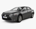 Toyota Camry Limited mit Innenraum 2018 3D-Modell