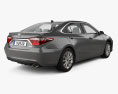 Toyota Camry Limited with HQ interior 2018 3d model back view