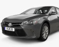 Toyota Camry Limited з детальним інтер'єром 2018 3D модель