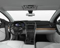 Toyota Camry Limited com interior 2018 Modelo 3d dashboard