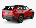 Toyota RAV4 Prime XSE with HQ interior 2023 3d model back view