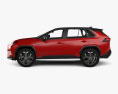 Toyota RAV4 Prime XSE с детальным интерьером 2023 3D модель side view