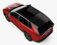 Toyota RAV4 Prime XSE con interior 2023 Modelo 3D vista superior