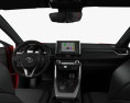 Toyota RAV4 Prime XSE インテリアと 2023 3Dモデル dashboard