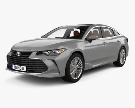 Toyota Avalon Limited Hybrid with HQ interior 2021 3D model