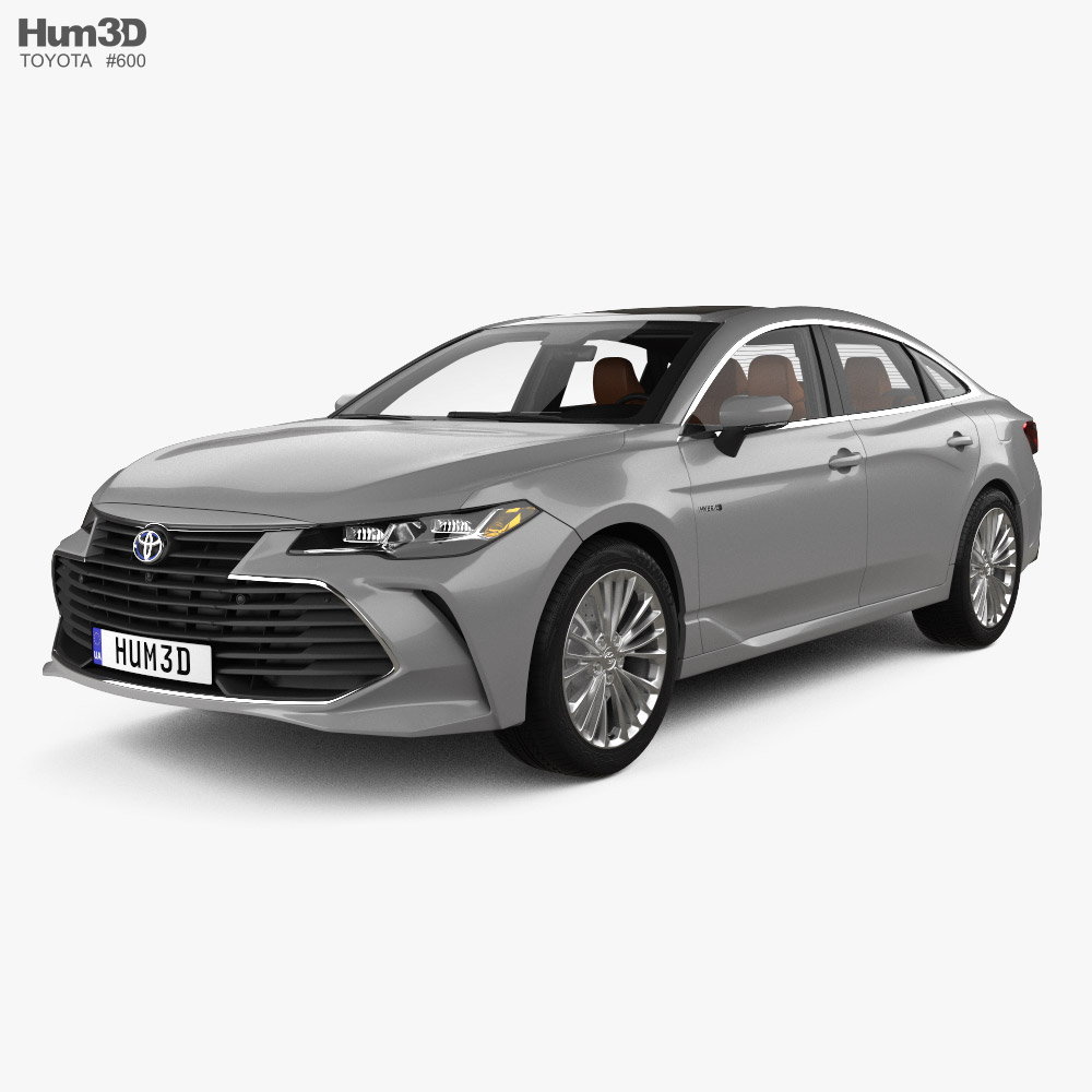 Toyota Avalon Limited Hybrid with HQ interior 2018 3d model